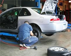 Tire maintenance.